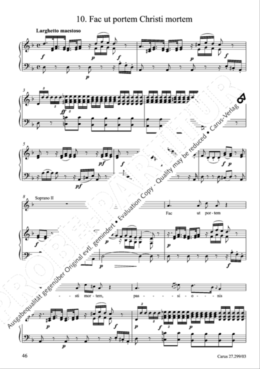 Stabat mater Stabat mater Women's Choir scores gallery preview page 47