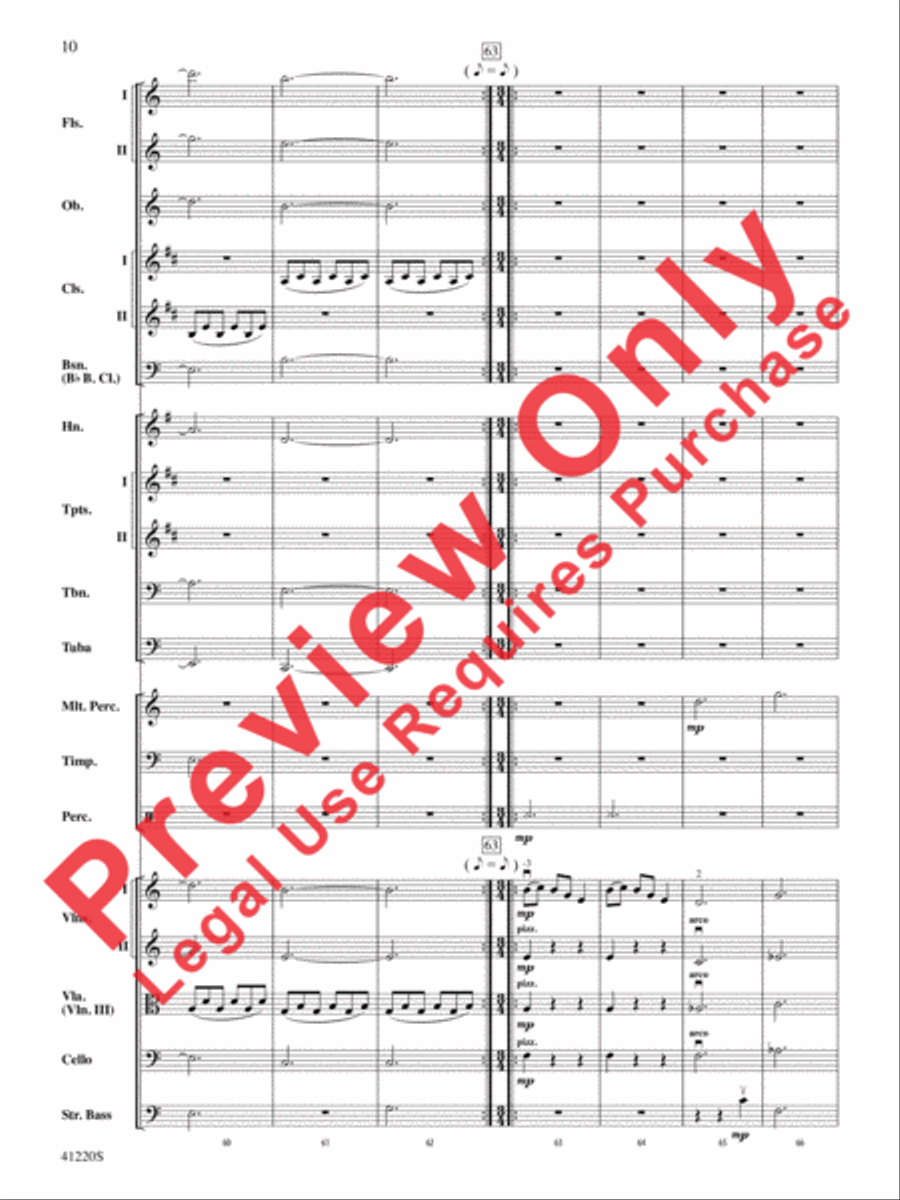 Downton Abbey -- The Suite Full Orchestra scores gallery preview page 11