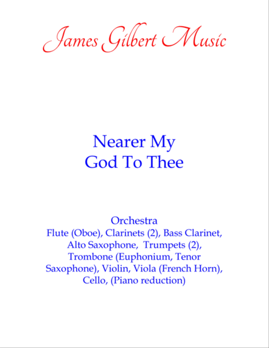 Nearer My God To Thee Full Orchestra scores gallery preview page 1