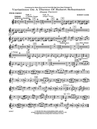 Variations on a Theme of Robert Schumann: 2nd B-flat Cornet