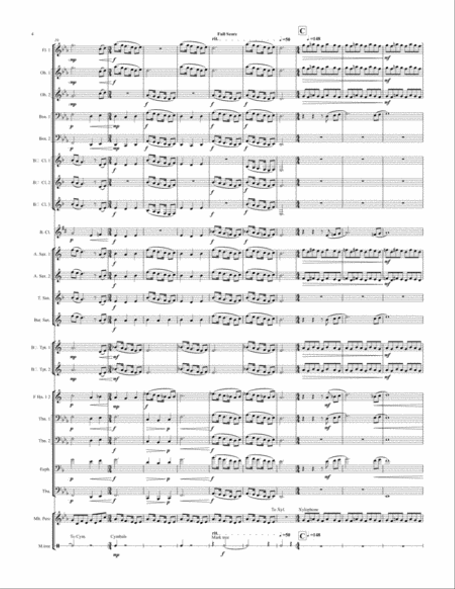 Wild West Wild West Concert Band scores gallery preview page 4