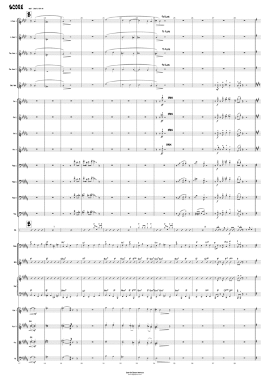 Come Fly With Me Come Fly With Me Jazz Ensemble scores gallery preview page 3