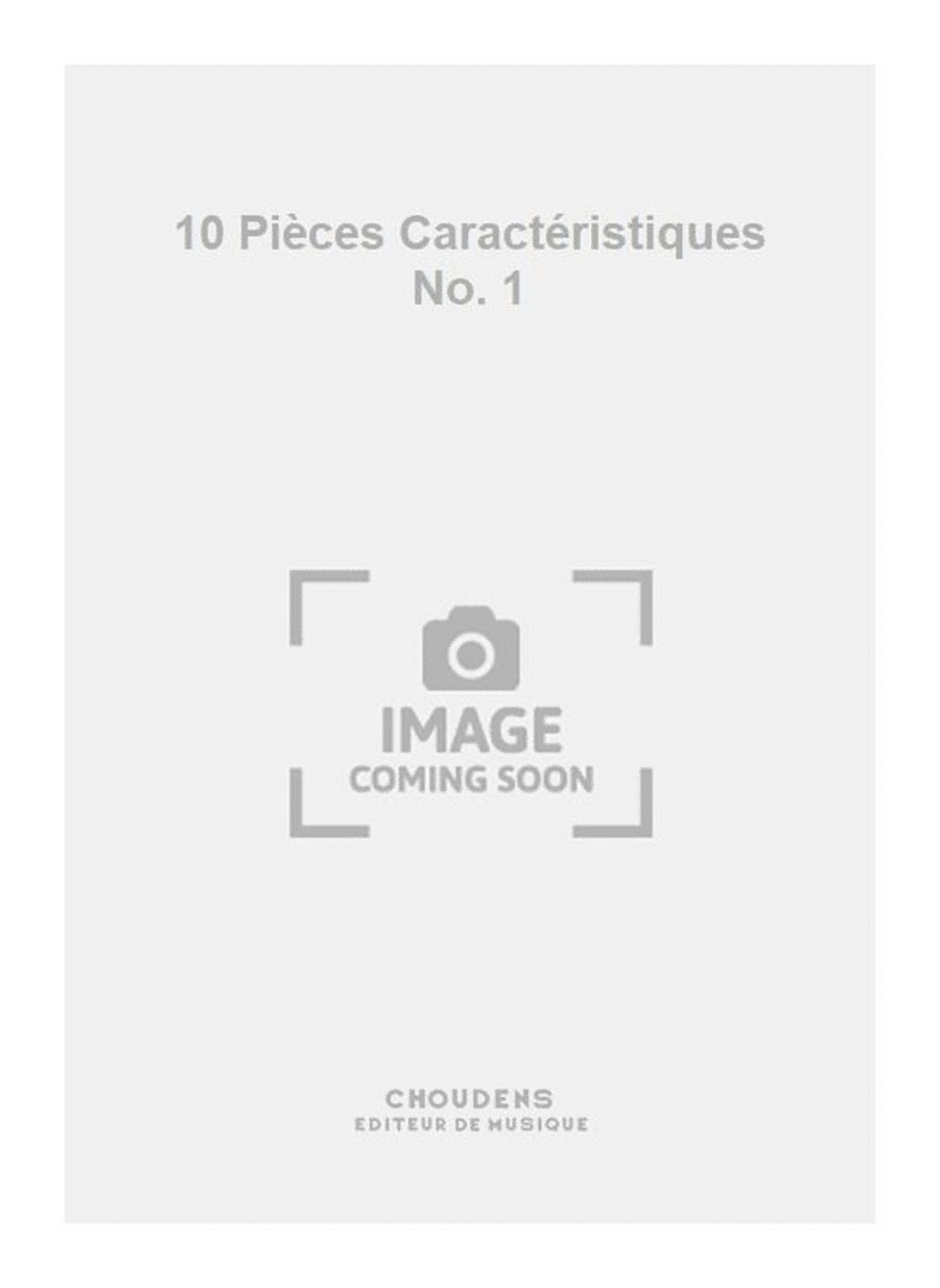 10 Pièces Caractéristiques No. 1 Guitar scores gallery preview page 1