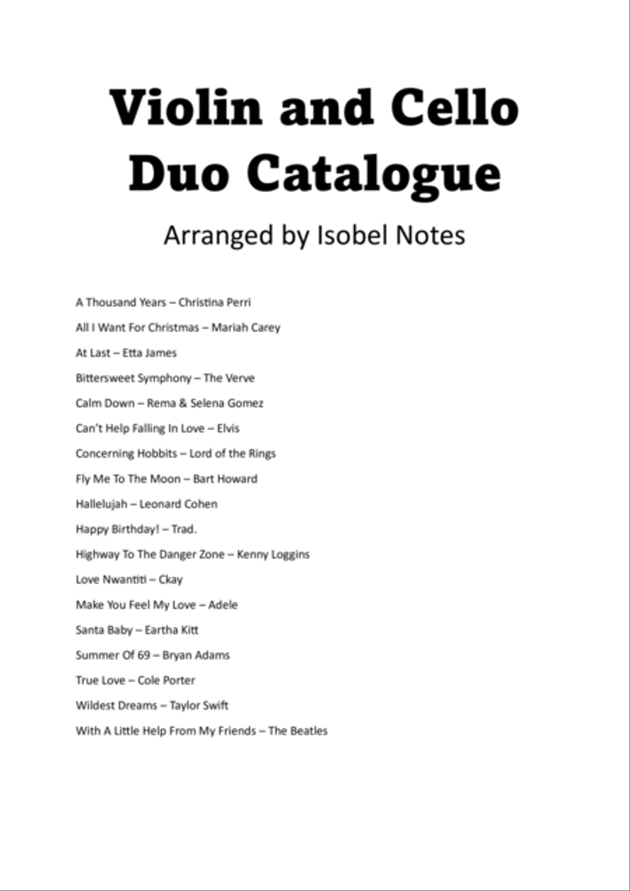 Make You Feel My Love String Duet scores gallery preview page 2