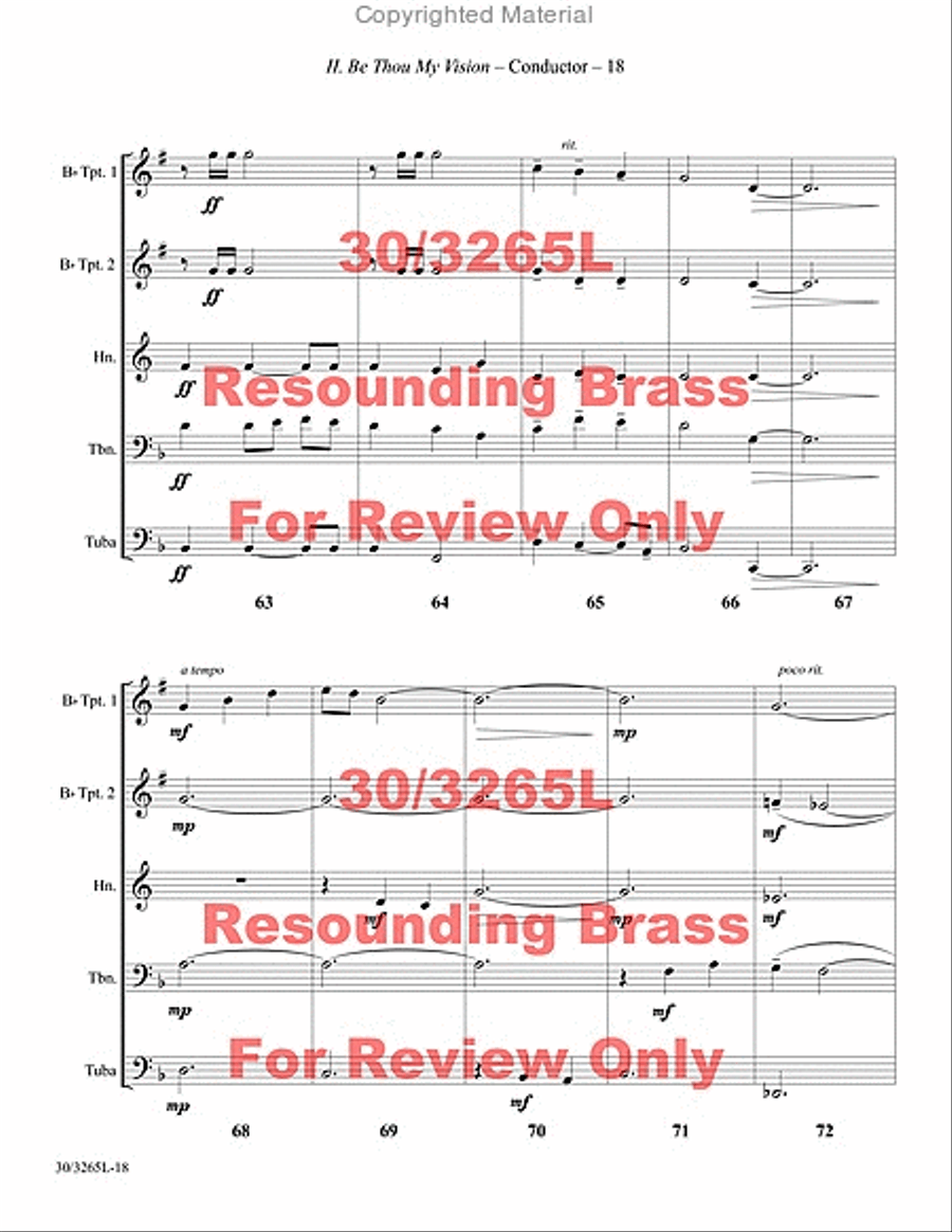 Resounding Brass Brass Quintet scores gallery preview page 19