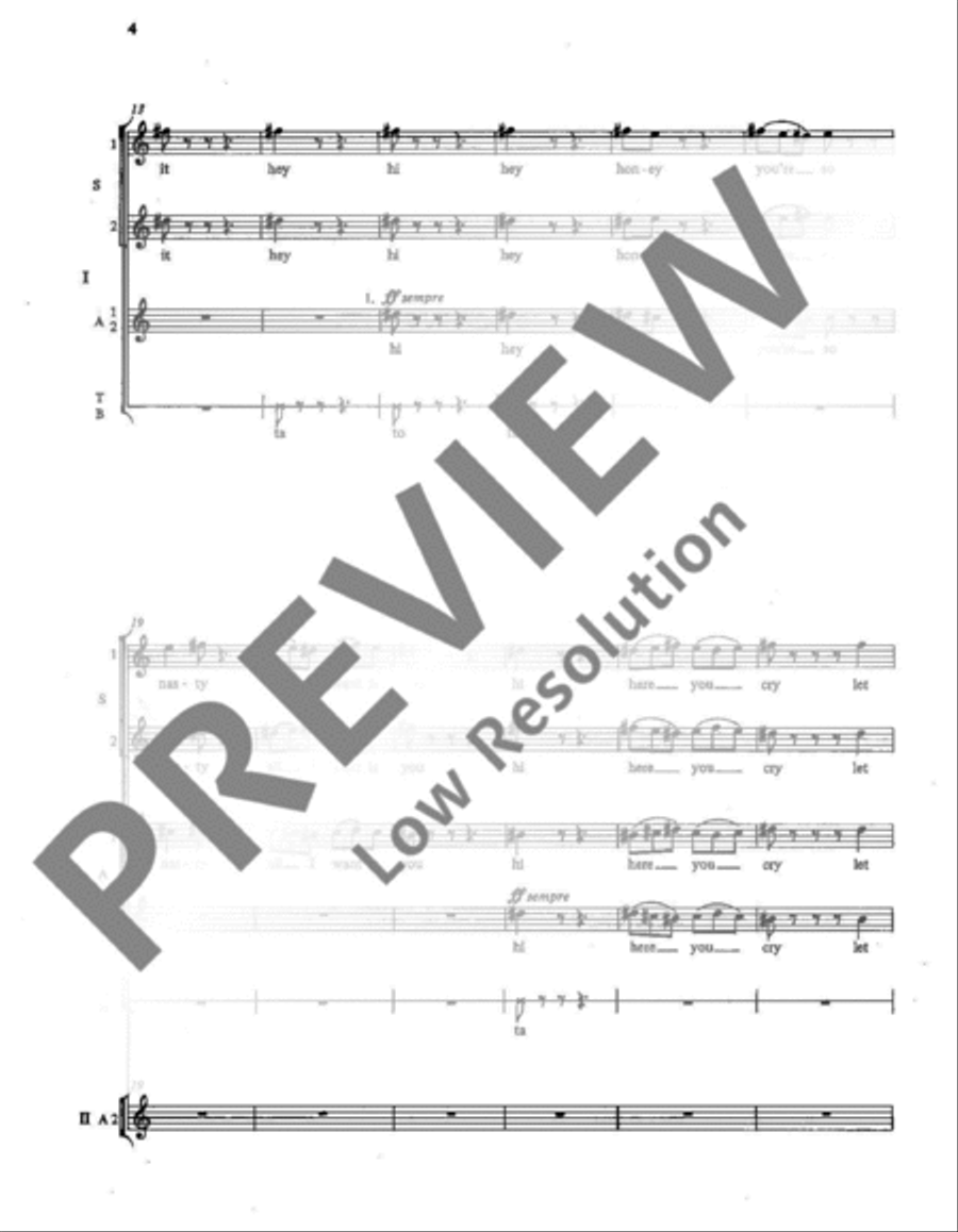 Motetus I 4-Part scores gallery preview page 5