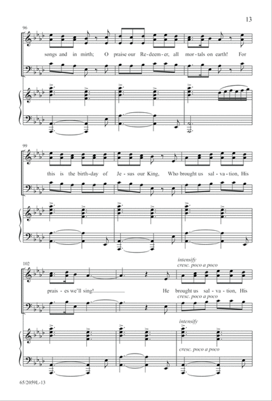 The Christmas Story The Christmas Story 3-Part scores gallery preview page 14