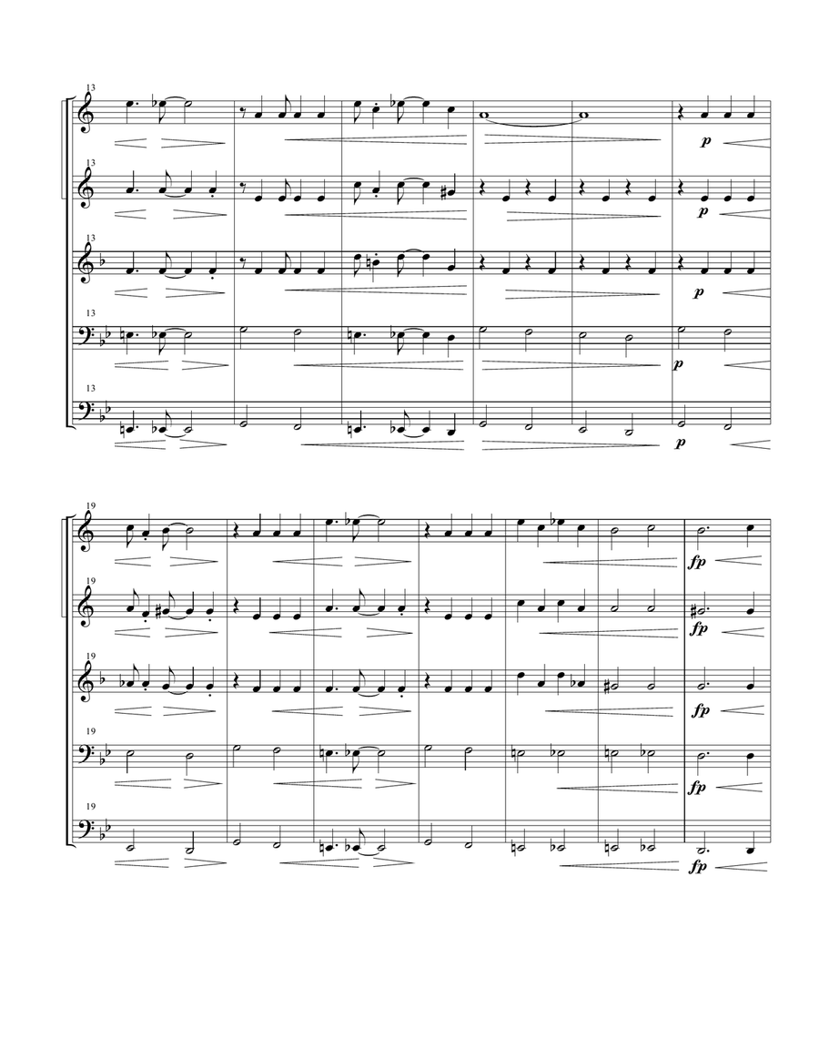 It Don't Mean A Thing (If It Ain't Got That Swing) Brass Ensemble scores gallery preview page 4