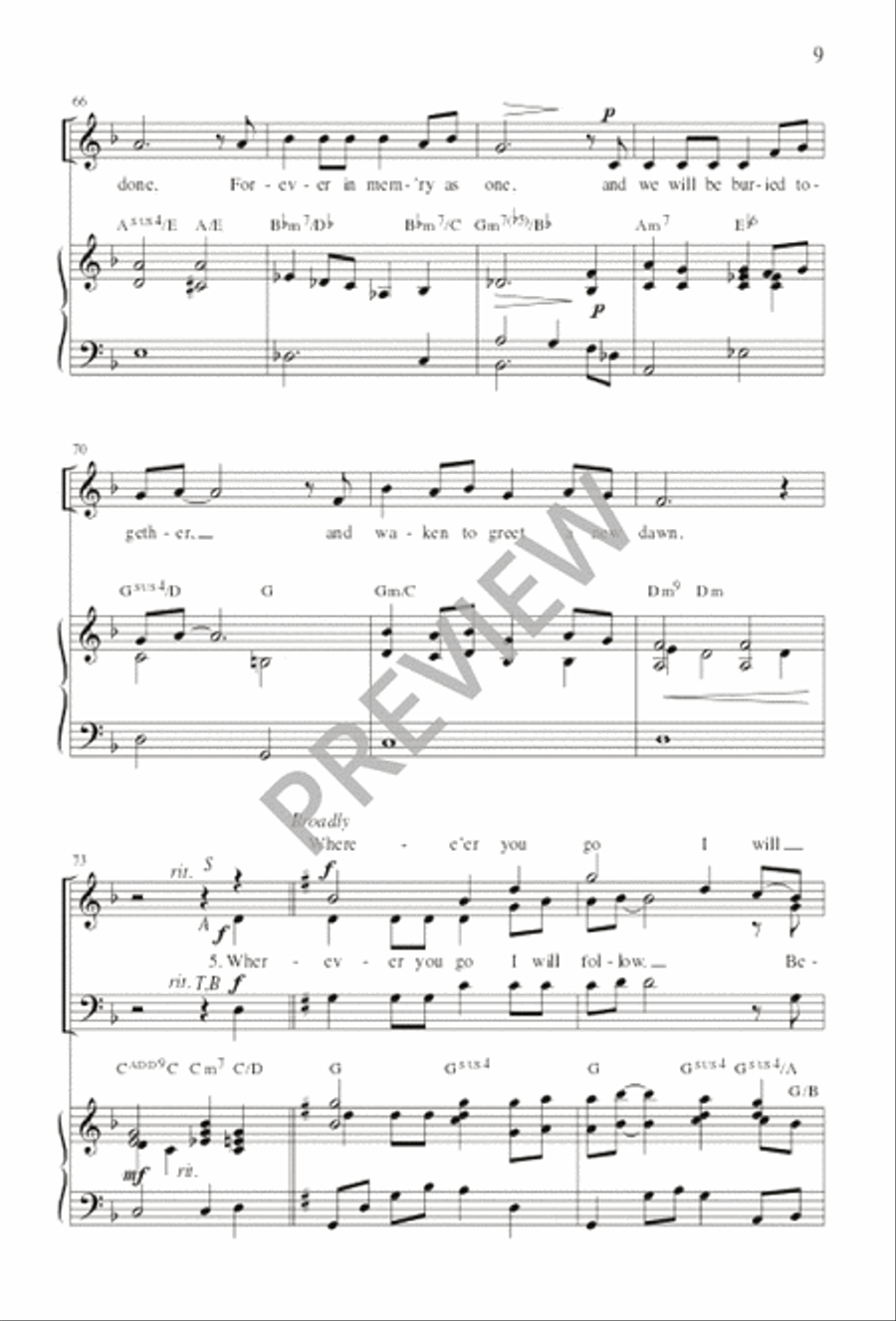 Covenant Hymn - SATB edition 4-Part scores gallery preview page 10