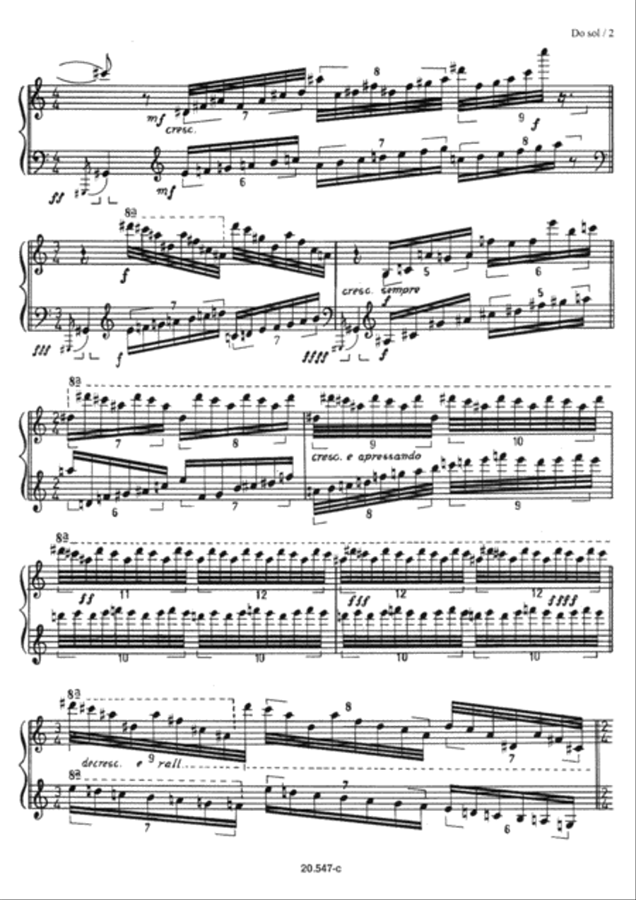 Ciclo do sol Piano Solo scores gallery preview page 5