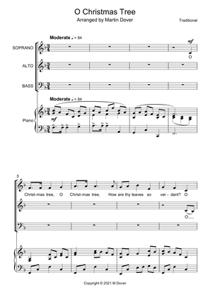 Book cover for O Christmas Tree (O Tannenbaum) - Three part Choir - SAB - Mixed Voices