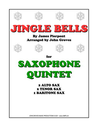 Jingle Bells - Saxophone Quintet