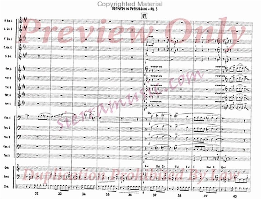 Artistry In Percussion Jazz Ensemble scores gallery preview page 6