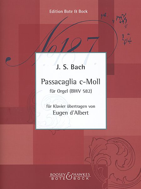 Passacaglia in C Minor, Bwv 582