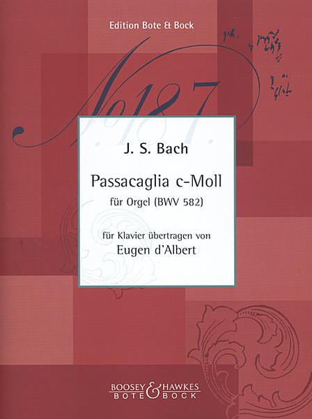 Passacaglia in C Minor, BWV 582