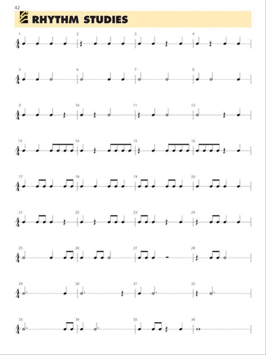 Essential Elements for Band – F Horn Book 1 with EEi Concert Band Methods scores gallery preview page 7