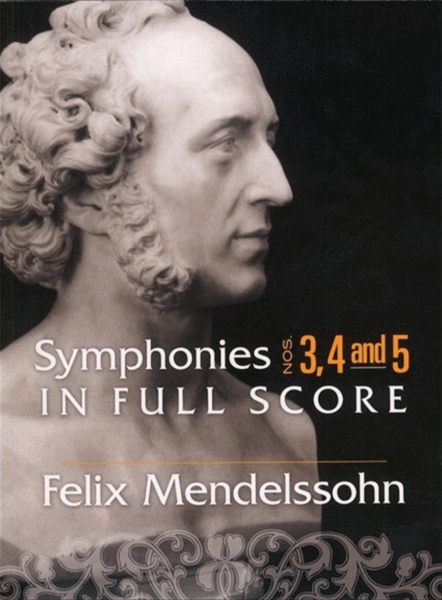Mendelssohn - Symphonies Nos 3 4 & 5 Full Score Full Orchestra scores gallery preview page 1