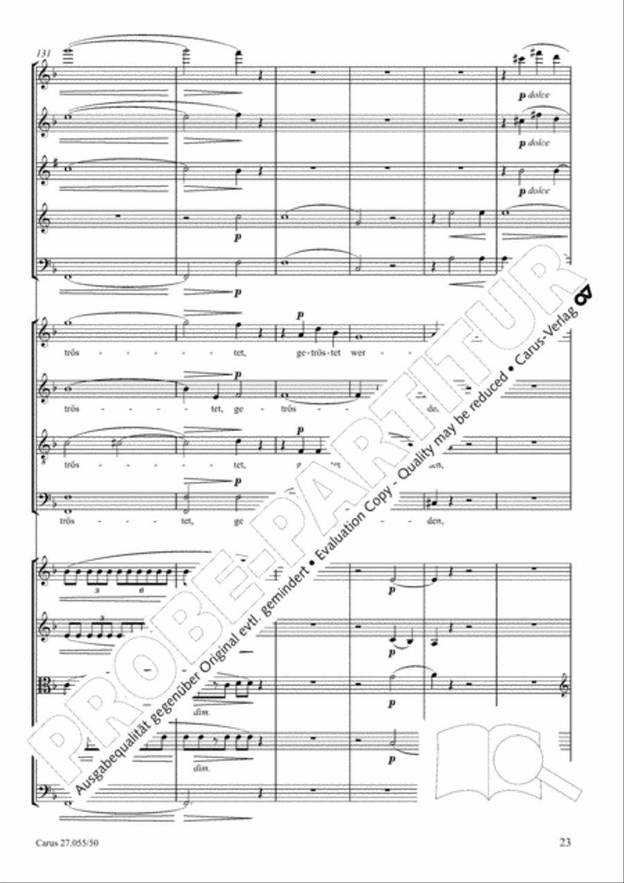 Ein Deutsches Requiem (German Requiem) 4-Part scores gallery preview page 30