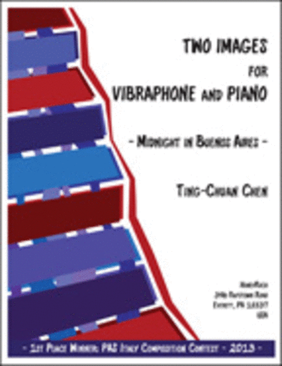 Two Images for Vibraphone and Piano Piano Accompaniment scores gallery preview page 1