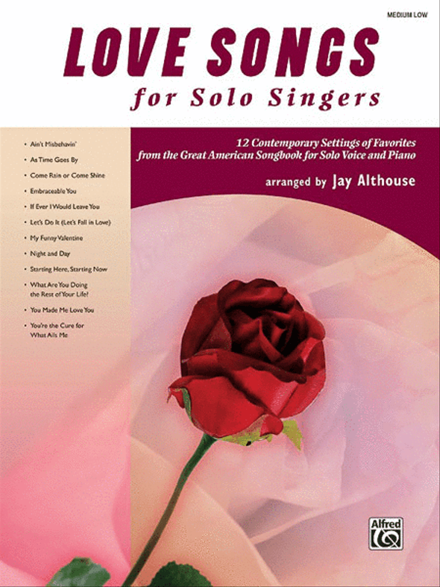 Love Songs for Solo Singers Piano Accompaniment scores gallery preview page 1