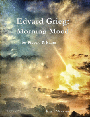 Book cover for Grieg: Morning Mood from Peer Gynt Suite for Piccolo & Piano