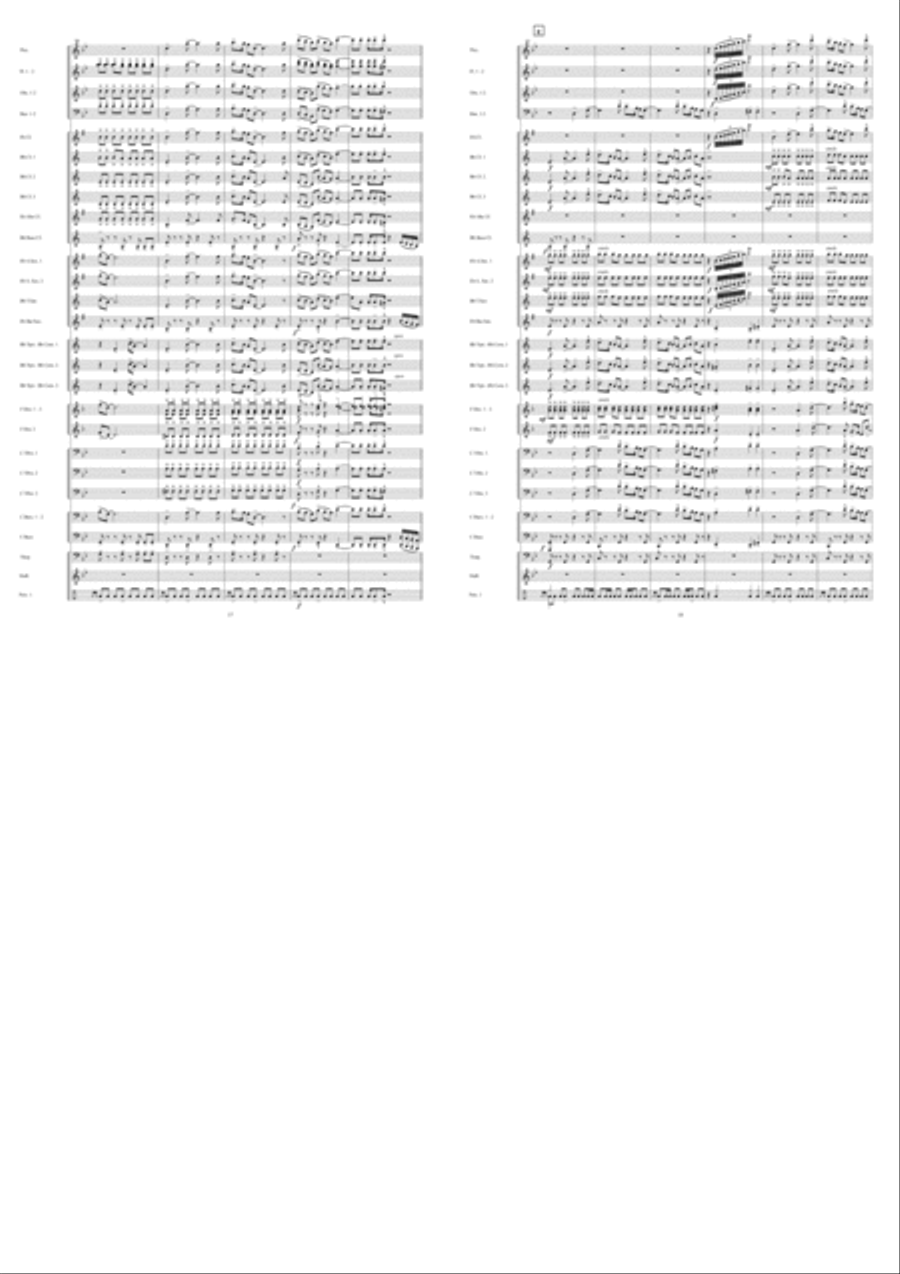 Pacis Valley Concert Band scores gallery preview page 10