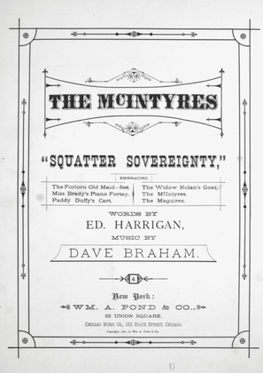 The McIntyres. "Squatter Sovereignty"