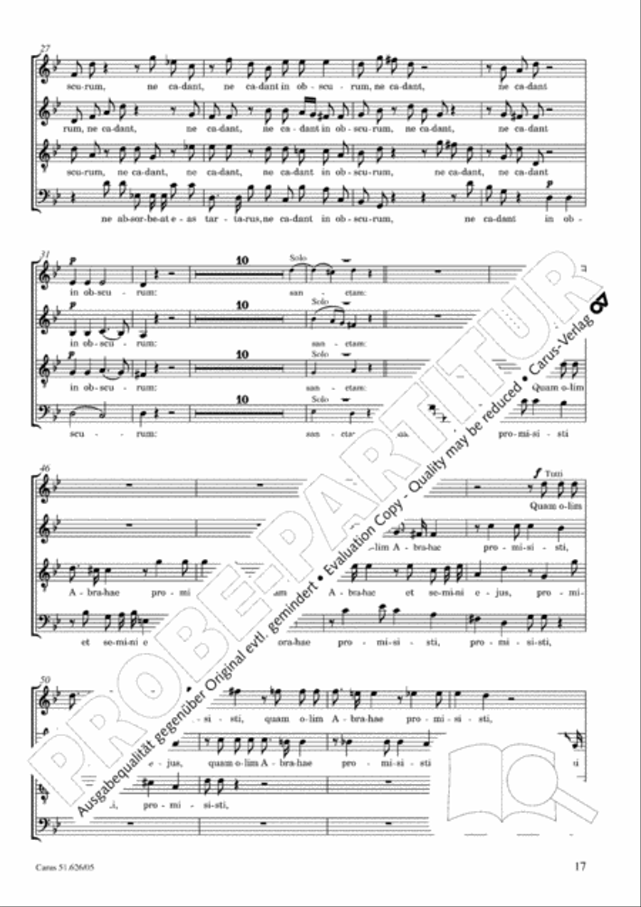 Requiem 4-Part scores gallery preview page 18
