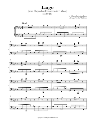 Largo (from Harpsichord Concerto in F Minor)