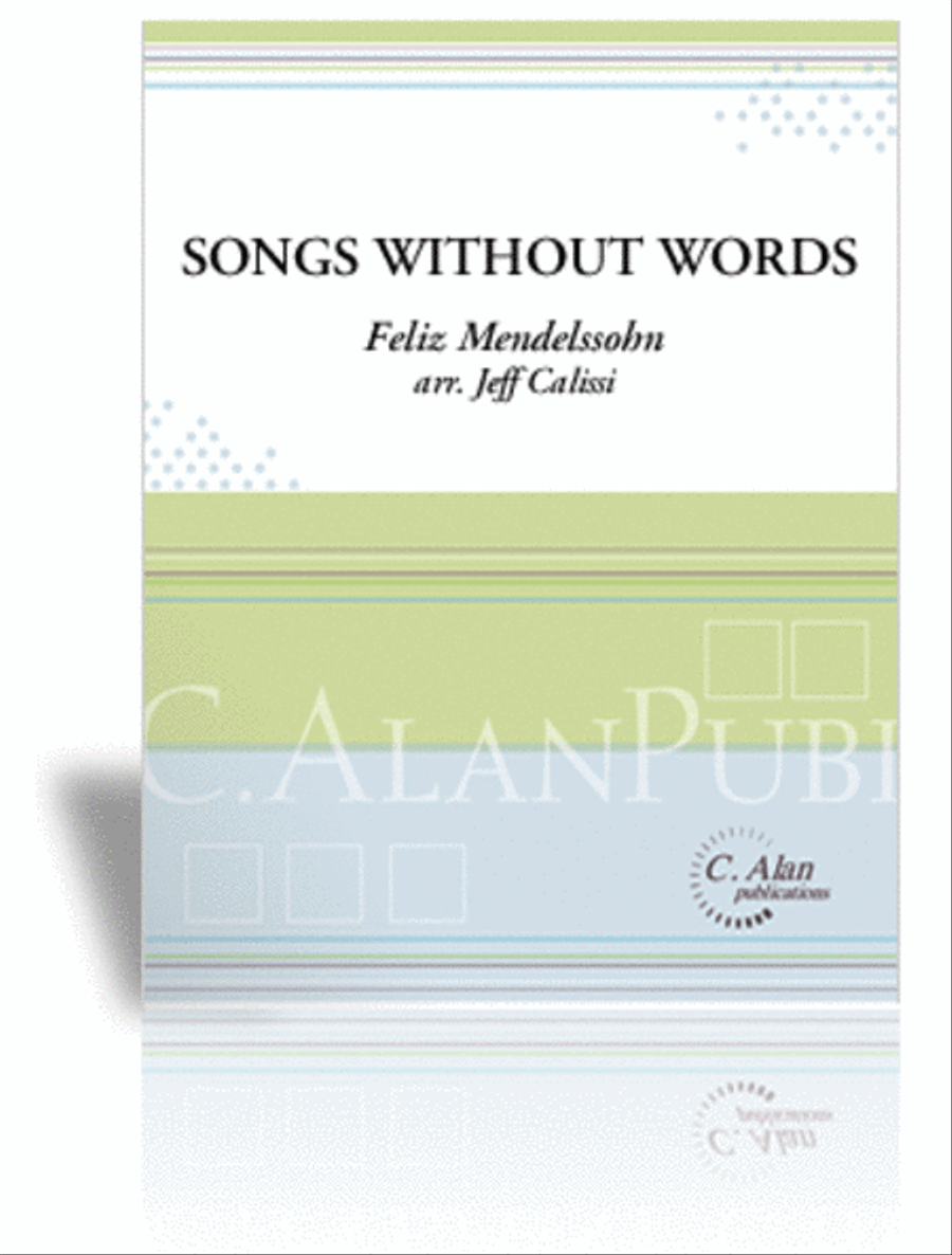 Songs Without Words Percussion Ensemble scores gallery preview page 1