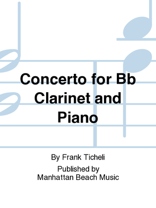 Concerto for Bb Clarinet and Piano