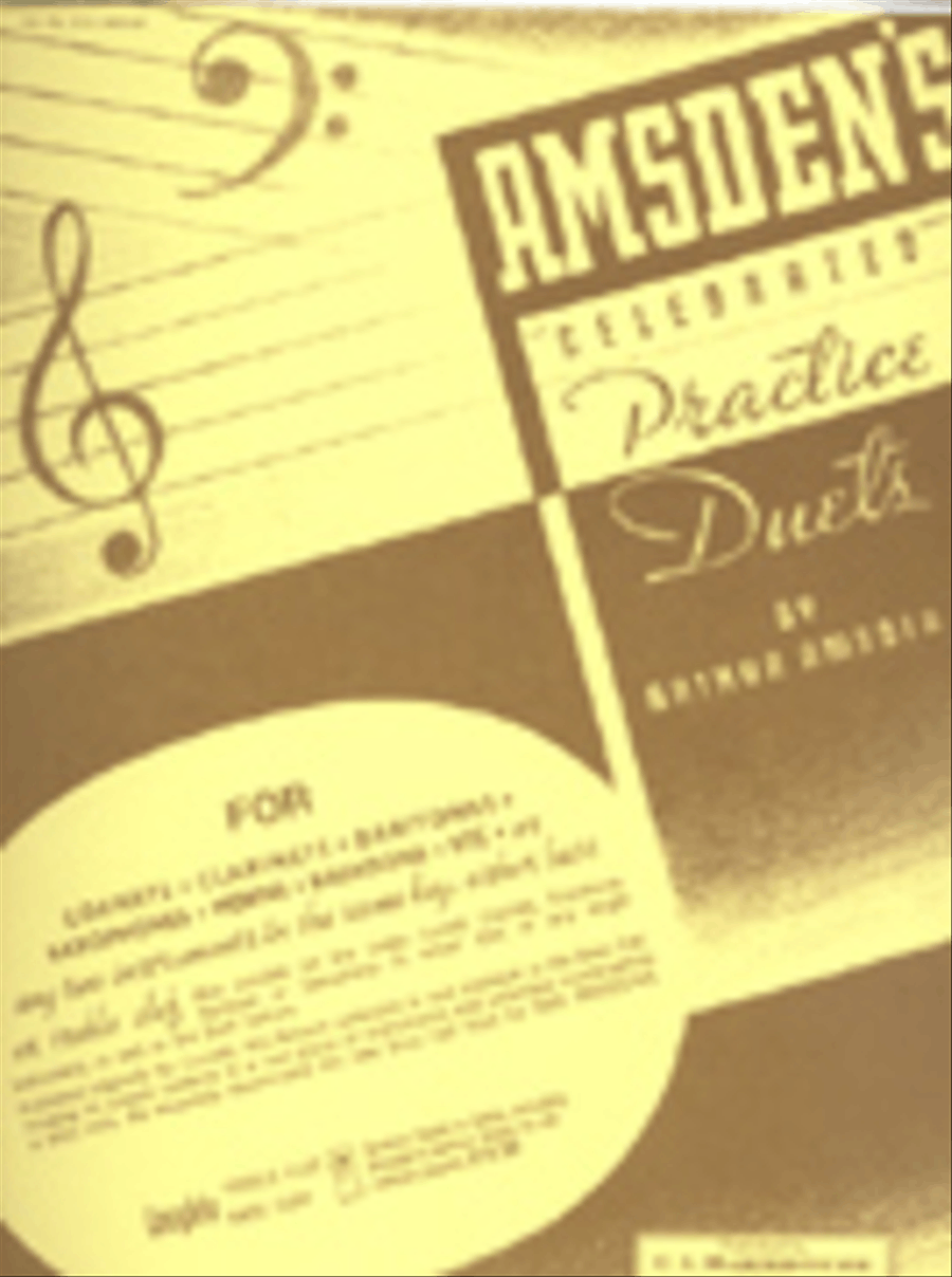 Amsden's Practice Duets Collection / Songbook scores gallery preview page 1