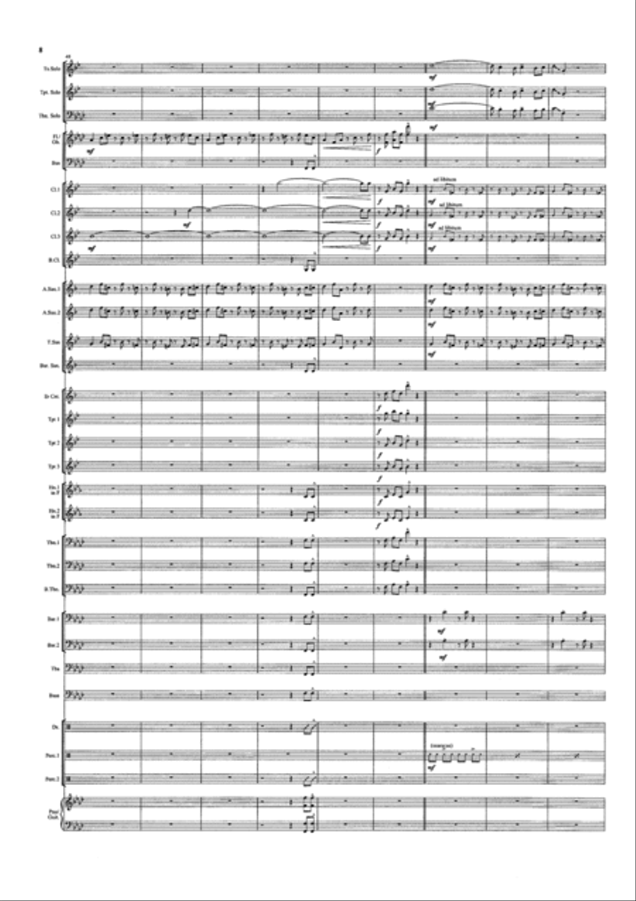 Combo Concertino Combo Concertino Concert Band scores gallery preview page 9