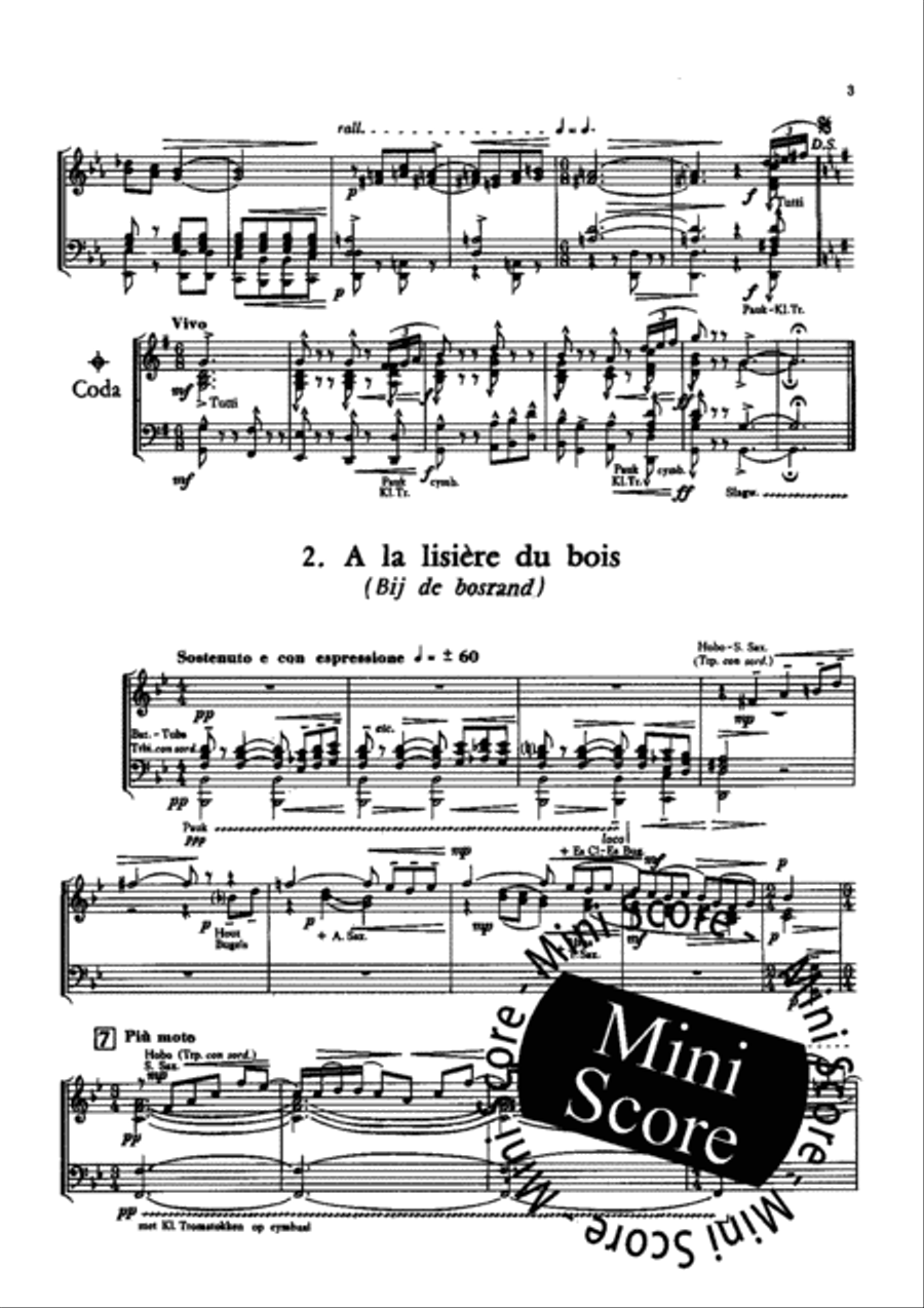 Scenes Des Champs Concert Band scores gallery preview page 5