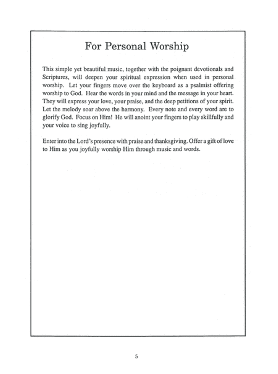 Easy Piano Solos for Worship Easy Piano scores gallery preview page 6