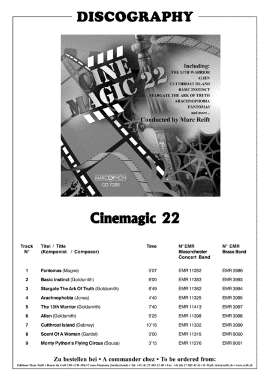 Por Una Cabeza Concert Band scores gallery preview page 3
