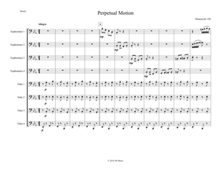 Perpetual Motion for tuba ensemble