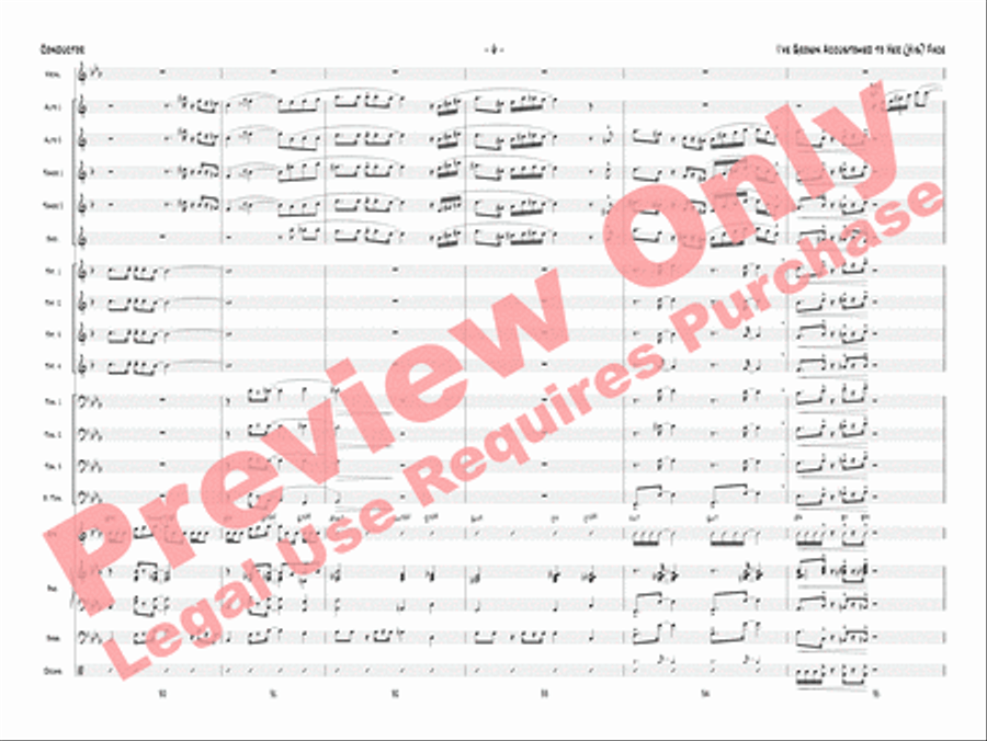 I've Grown Accustomed to Her (His) Face Jazz Ensemble scores gallery preview page 9