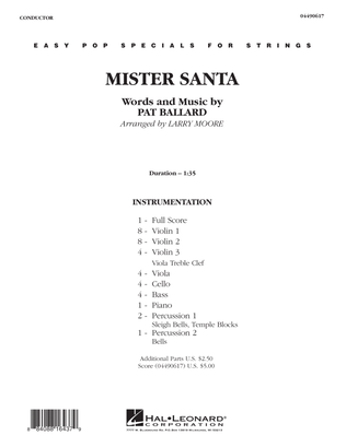 Mister Santa - Full Score