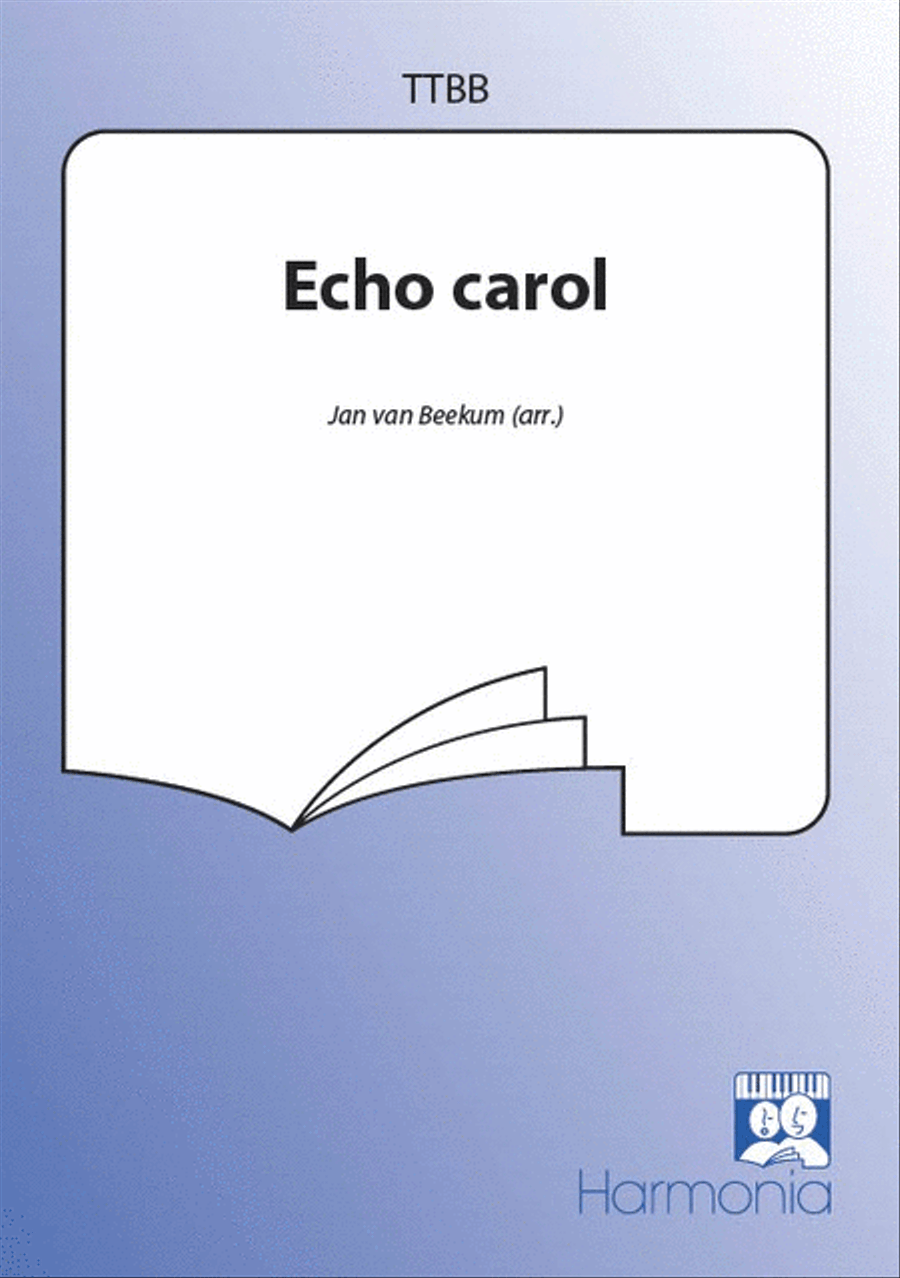 Echo carol TTBB scores gallery preview page 1