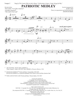 Patriotic Medley - Bb Trumpet 2