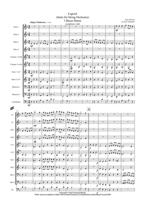 Book cover for Peter Warlock: Capriol (Suite for String Orchestra) k/a Capriol Suite: 1.Basse-Danse 2.Pavane 3.Tord