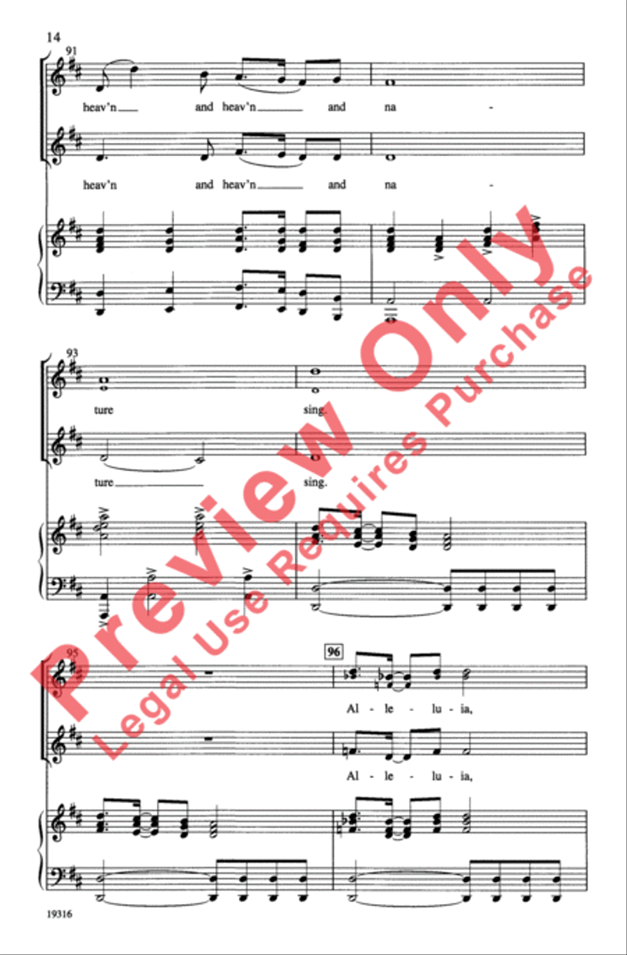 Joy: A Medley of Carols 2-Part scores gallery preview page 14