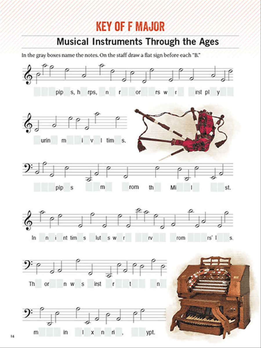 Notespeller Stories & Games – Book 2 Piano Method scores gallery preview page 4