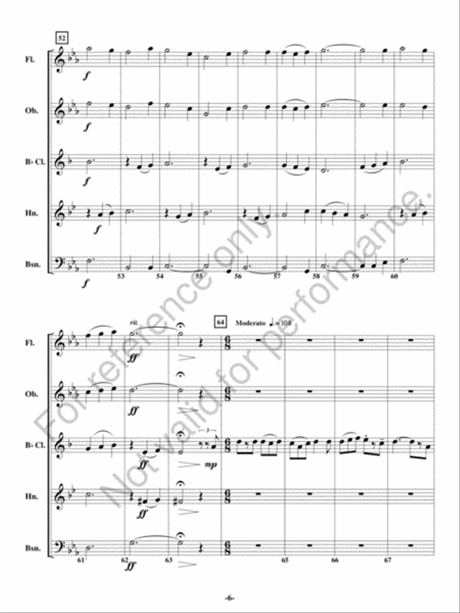 Jig of the Irish Jig of the Irish Woodwind Quintet scores gallery preview page 6