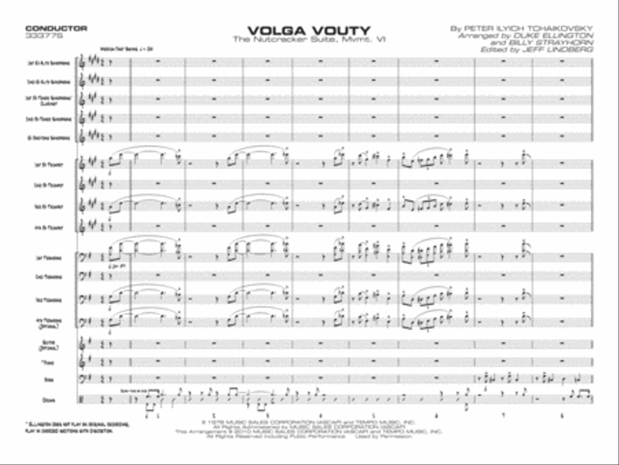 The Nutcracker Suite Jazz Ensemble scores gallery preview page 52