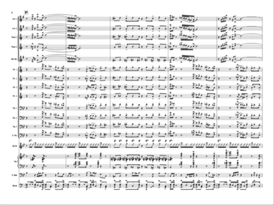 Bone Collection Jazz Ensemble scores gallery preview page 18