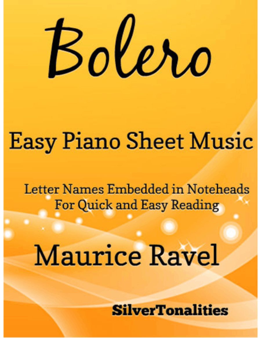 Bolero Easy Piano Sheet Music Bolero Easy Piano Sheet Music Easy Piano scores gallery preview page 1