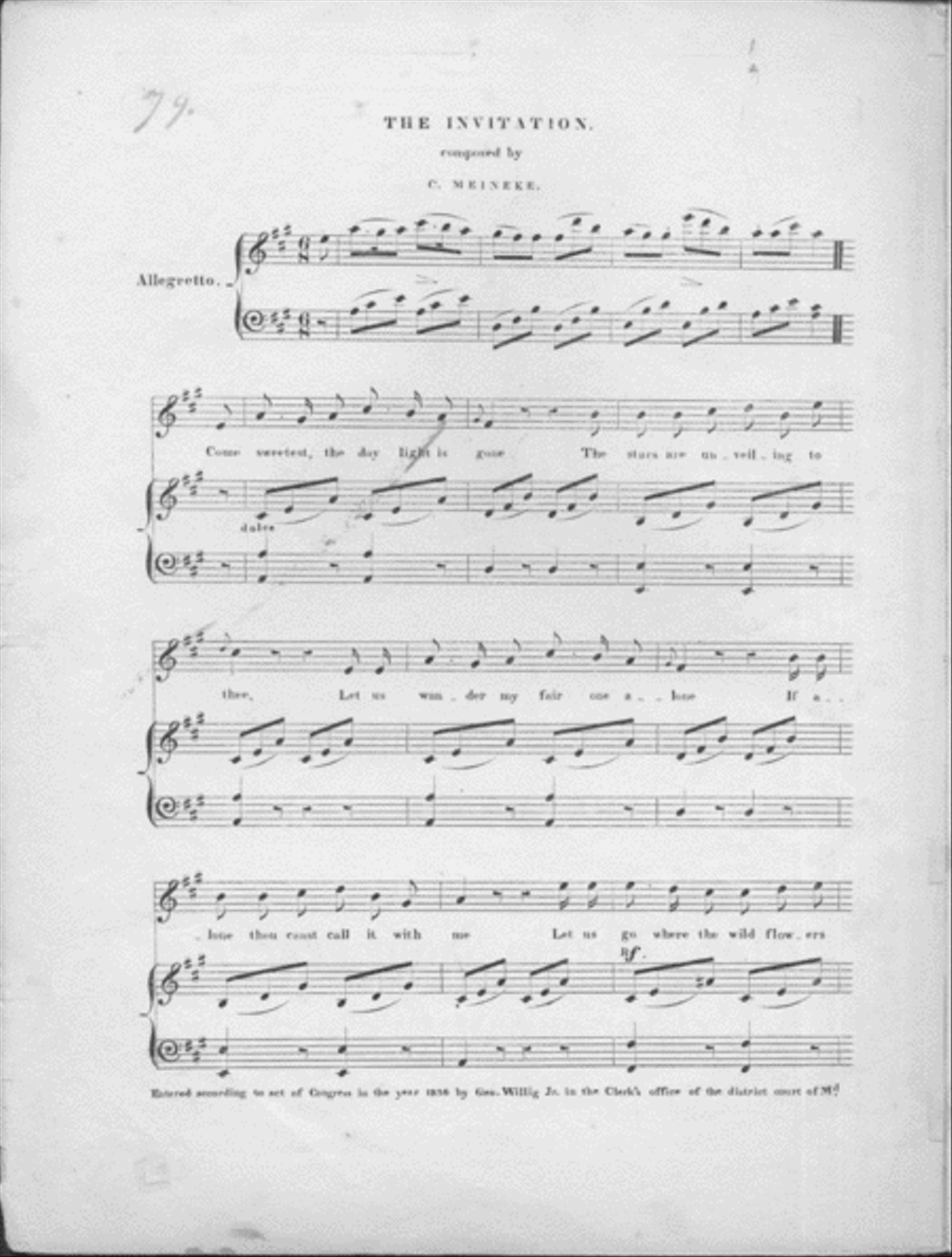 The Invitation. A Serenade from the Spanish Voice scores gallery preview page 2
