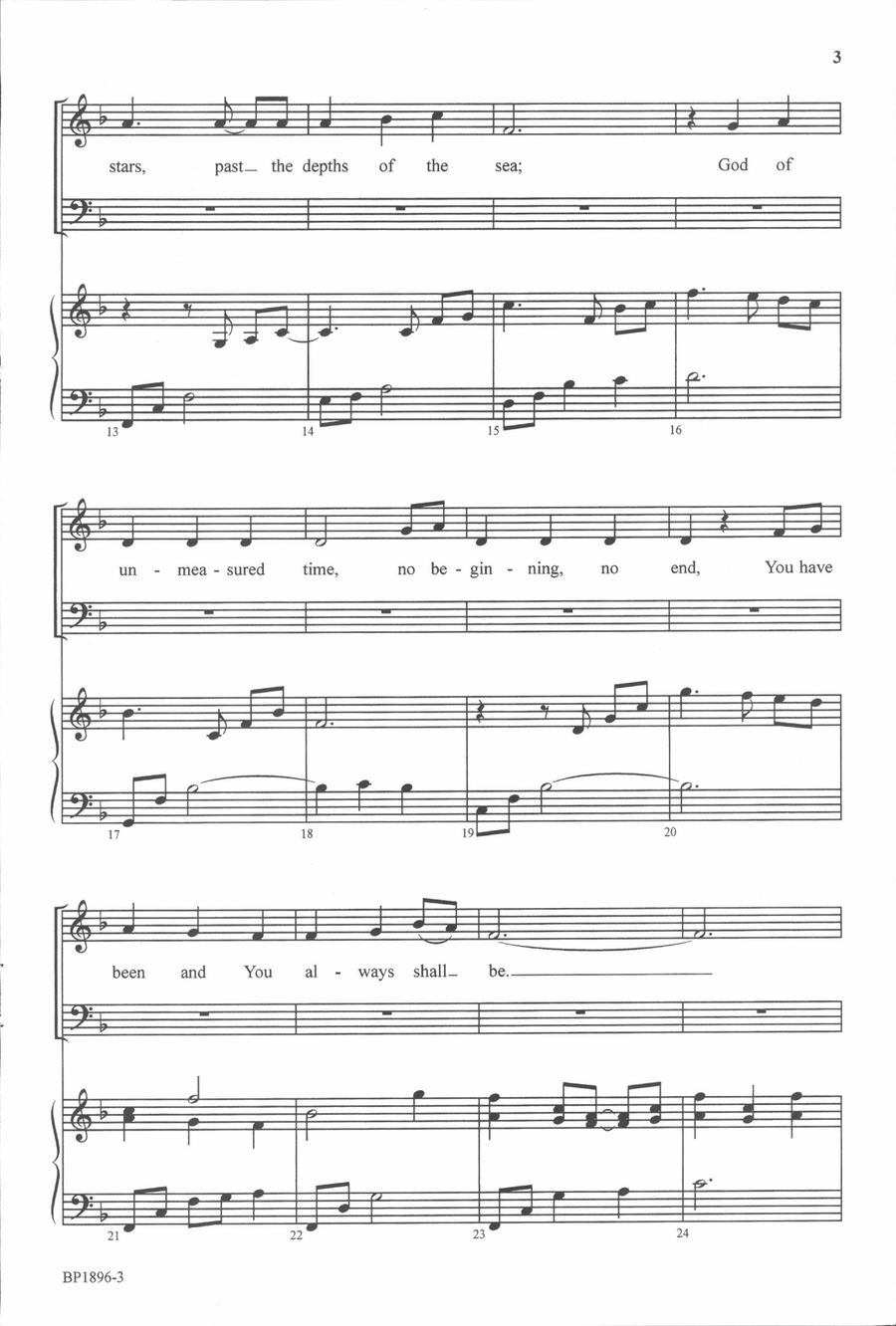 Great God, Everlasting Great God, Everlasting 4-Part scores gallery preview page 3